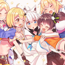 This is a pixiv picture whose title is ホロライブ一期生.
