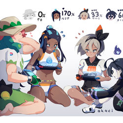This is a pixiv picture whose title is Gym Leaders.