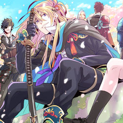 This is a pixiv picture whose title is 刀剣log.