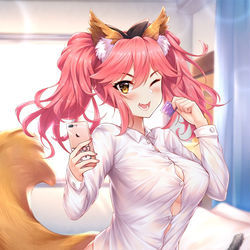This is a pixiv picture whose title is 玉藻前.