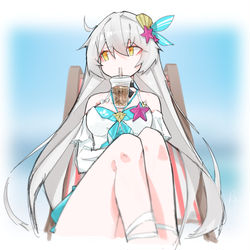 This is a pixiv picture whose title is 【Summer】.