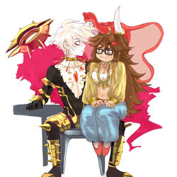 This is a pixiv picture whose title is FGO☆fan-art [憤懣とカレーうどん].