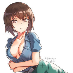 This is a pixiv picture whose title is 青師団おねえちゃん.
