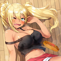 This is a pixiv picture whose title is ひびきちゃんトレーニング後。.