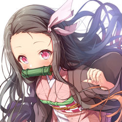 This is a pixiv picture whose title is 竈門禰豆子.