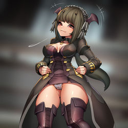 This is a pixiv picture whose title is Little devil(pso2 OC).