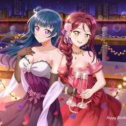 This is a pixiv picture whose title is Happy Birthday to Yohane~.