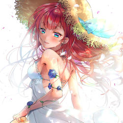 This is a pixiv picture whose title is 夏.