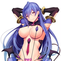 This is a pixiv picture whose title is ダークアイリスハート.