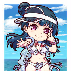 This is a pixiv picture whose title is 善子ちゃんおめでとぉぉぉ！！！.