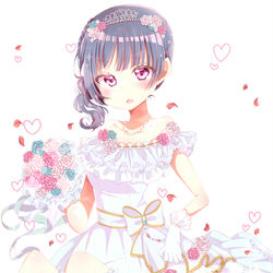 This is a pixiv picture whose title is ウェディング善子ちゃん.