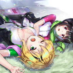 This is a pixiv picture whose title is ランニング後の休憩.