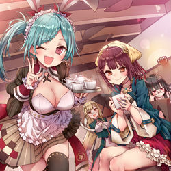 This is a pixiv picture whose title is いつものカフェでひと休み.