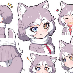 This is a pixiv picture whose title is イエイヌちゃん練習.