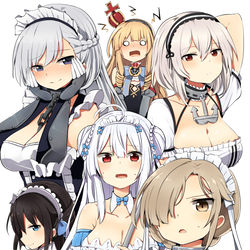 This is a pixiv picture whose title is 【C96新刊】メイドさん！！頑張らないで・・・.