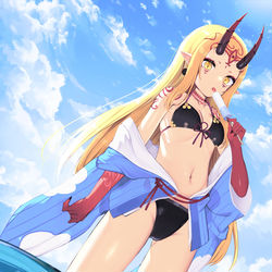 This is a pixiv picture whose title is 茨木童子.