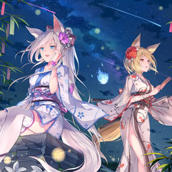 This is a pixiv picture whose title is 七夕.