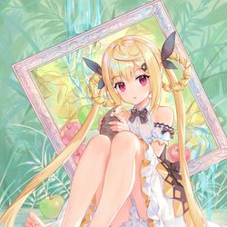 This is a pixiv picture whose title is July.