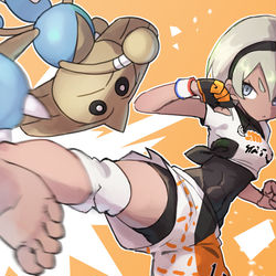 This is a pixiv picture whose title is サイトウ＆カポエラー.