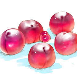 This is a pixiv picture whose title is すもも.
