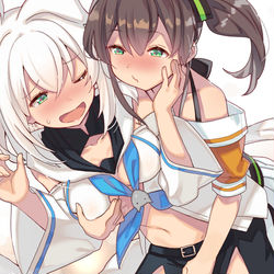 This is a pixiv picture whose title is 夏色フブキ.