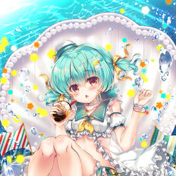 This is a pixiv picture whose title is メルちゃんサマー.