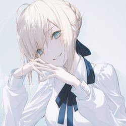 This is a pixiv picture whose title is 微笑.