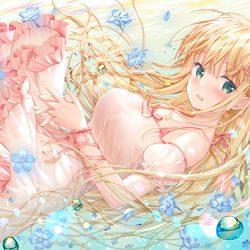 This is a pixiv picture whose title is 「初めてこんなに人を好きになった。」.