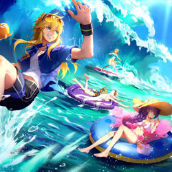 This is a pixiv picture whose title is 我冲起来.