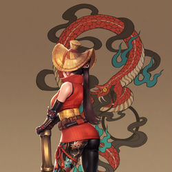This is a pixiv picture whose title is Salamander.