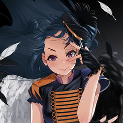 This is a pixiv picture whose title is 堕天使様👿.