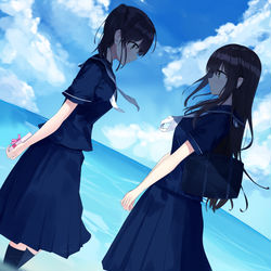 This is a pixiv picture whose title is 邂逅.