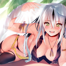 This is a pixiv picture whose title is 水着？景虎ちゃん.
