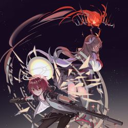 This is a pixiv picture whose title is 无敌(才怪.