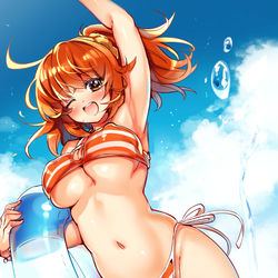 This is a pixiv picture whose title is 水着ぐだ子ちゃん2019.