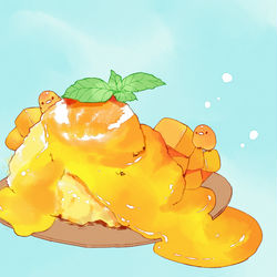 This is a pixiv picture whose title is マンゴーシャーベット.