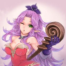 This is a pixiv picture whose title is 聖剣伝説３　アンジェラ.