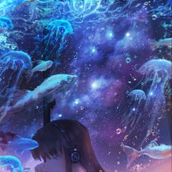 This is a pixiv picture whose title is アクアリウム.