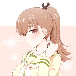This is a pixiv picture whose title is ポニテ大井っち.