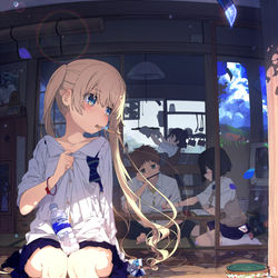 This is a pixiv picture whose title is 涼夏.