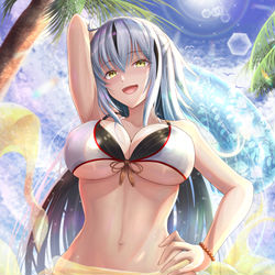 This is a pixiv picture whose title is 水着景虎さん.