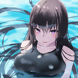 This is a pixiv picture whose title is しっとり紫式部.