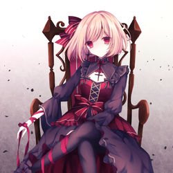 This is a pixiv picture whose title is 🎀オリジナル🎀.