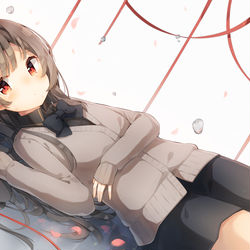 This is a pixiv picture whose title is 運命の赤い糸.