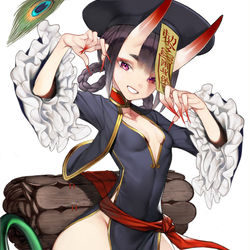 This is a pixiv picture whose title is キョンシーな酒呑童子ちゃん.