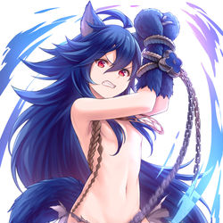 This is a pixiv picture whose title is フェンリルちゃん.