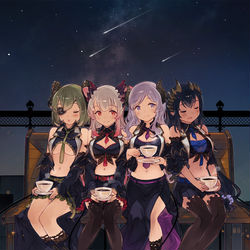 This is a pixiv picture whose title is 星降るメモリー.