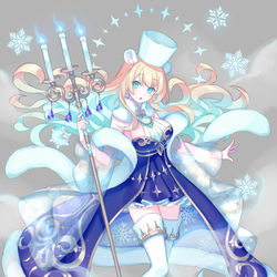 This is a pixiv picture whose title is 氷結の魔法使い.