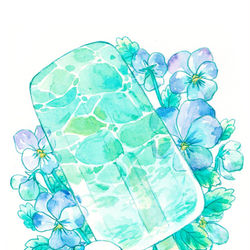 This is a pixiv picture whose title is 海の日.