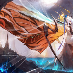 This is a pixiv picture whose title is Queen of monsters.